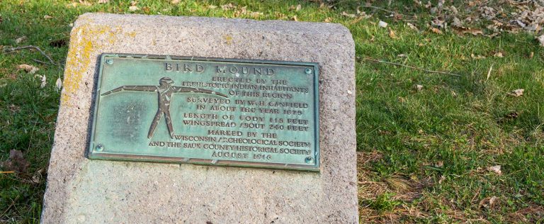 Devil's Lake Effigy Mound Marker