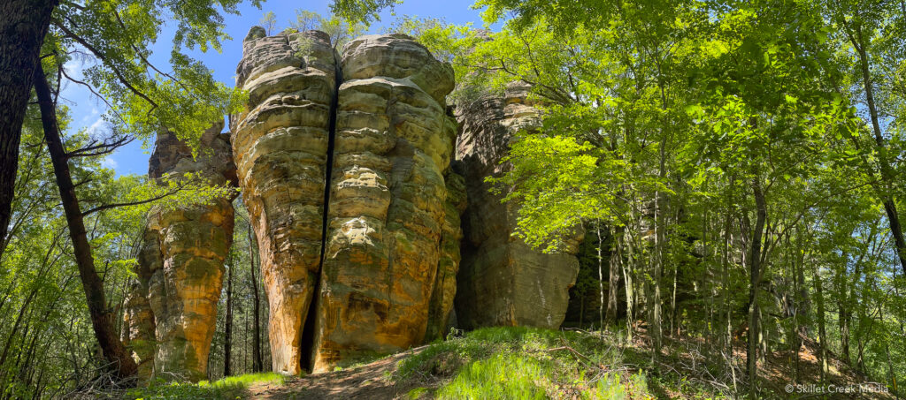 Mill Bluff State Park Rock Formations