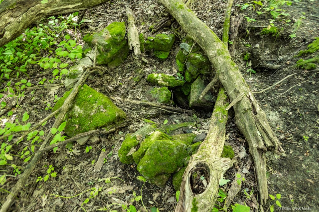 Historic Remnants at Devil's Lake State Park.