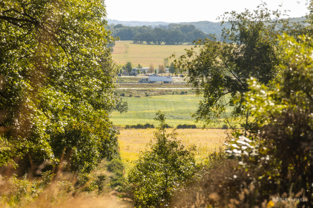 Dekorra Wildlife Area overlooking The Interstate.