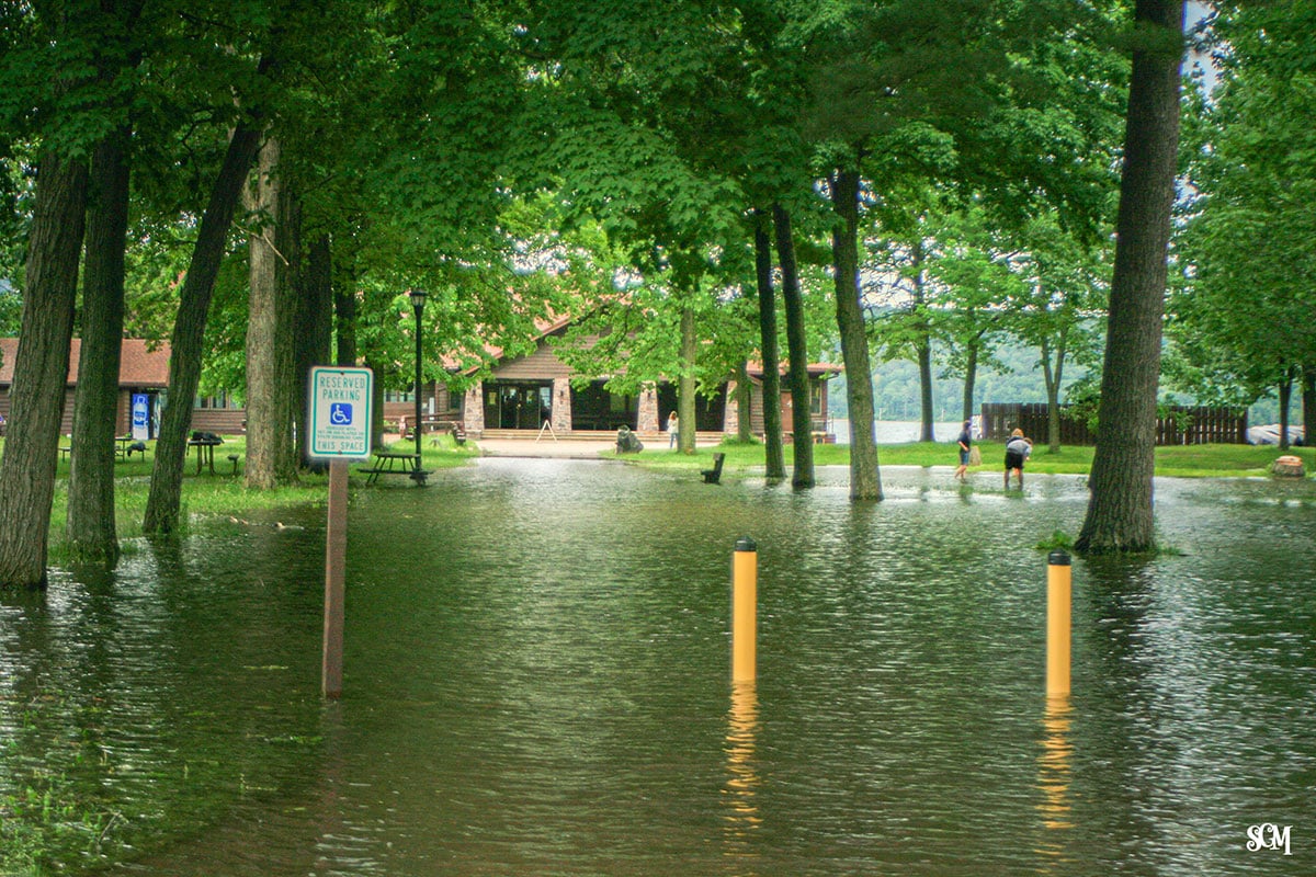 2008 Flood Devil's Lake, Wisconsin